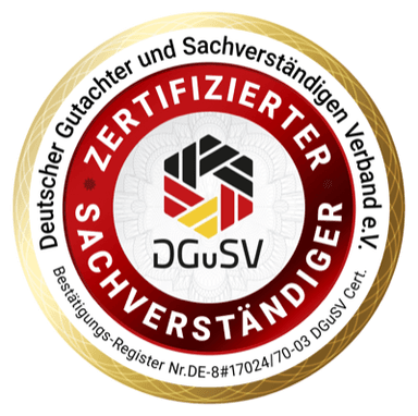 Zertifizierter Sachverständiger – Deutscher Gutachter und Sachverständigen Verband e.V.